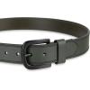 Dickies mens Genuine Leather Belt – Durable Casual Style, Regular & Big and Tall Sizes(Olive)