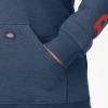 Dickies womens Women’s Plus Heavyweight Wordmark Fleece Pullover(Heather Navy)