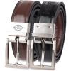 Dickies Boys’ Feather Edge Dress Reversible Belt(Brown/Black)