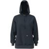 Dickies womens Women’s Plus Heavyweight Wordmark Fleece Pullover(Forest)