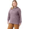 Dickies womens Women’s Plus Heavyweight Wordmark Fleece Pullover(Lilac)