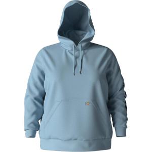 Dickies womens Women’s Plus Heavyweight Wordmark Fleece Pullover(Clear Blue)