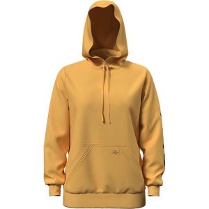 Dickies womens Women’s Plus Heavyweight Wordmark Fleece Pullover(Orange Glow)